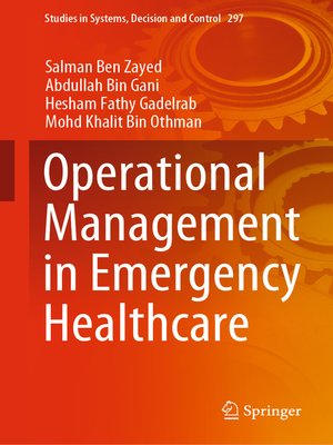 cover image of Operational Management in Emergency Healthcare